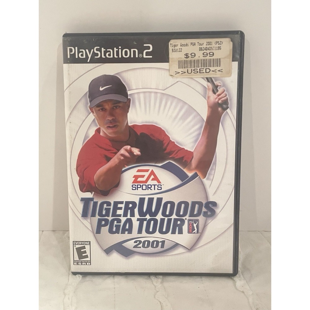 Tiger‎ Woods PGA Tour 2001 PS2 Playstation 2